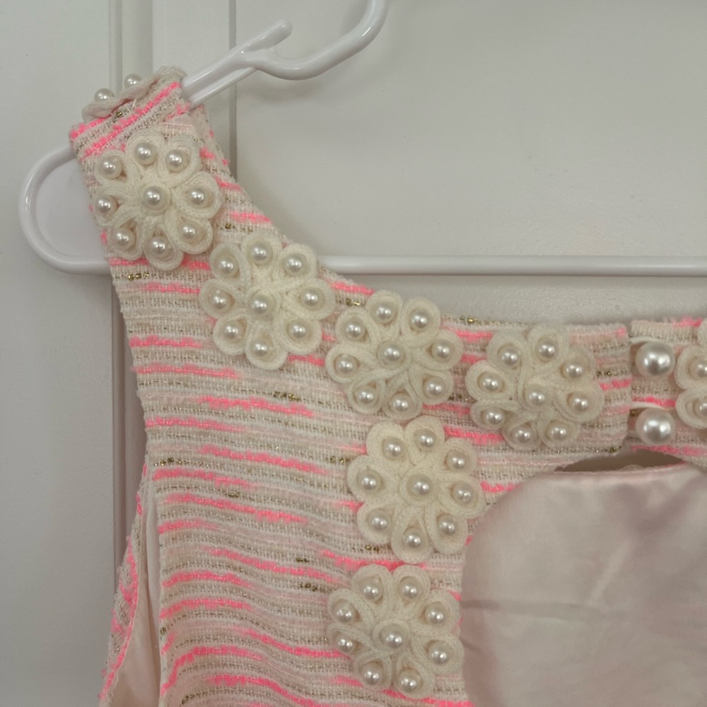 Lilly Pulitzer Nina Pink and Cream Backless Dress - Picture 9 of 13